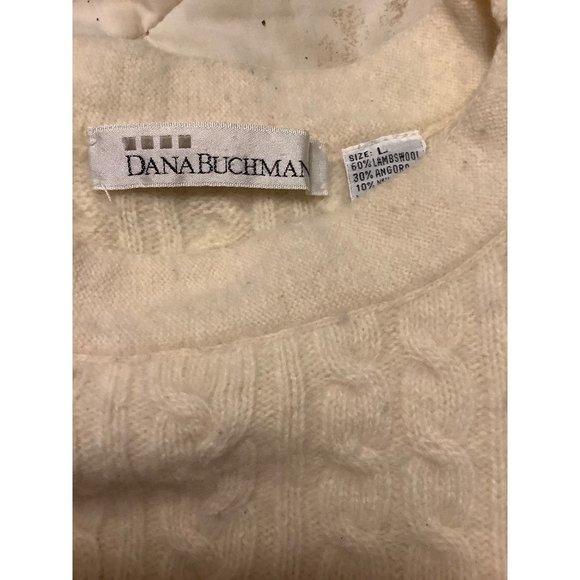 Dana Buchman Angora Lambswool Sweater — Large - Picture 3 of 7